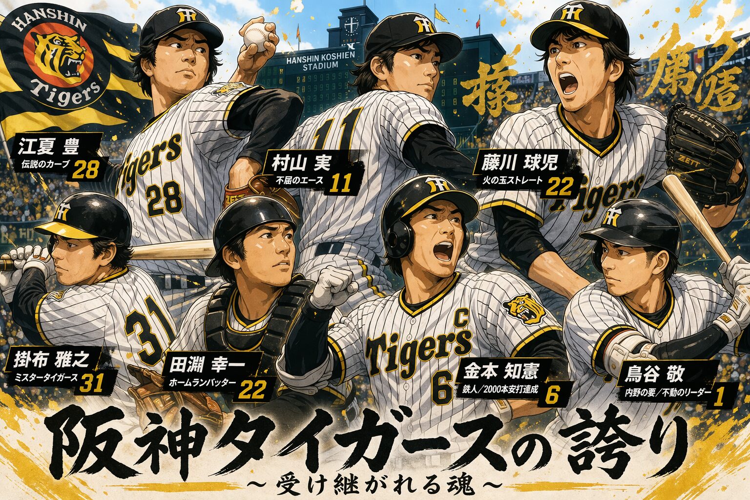 阪神タイガースの歴代最強選手まとめ | 猛虎色の日々